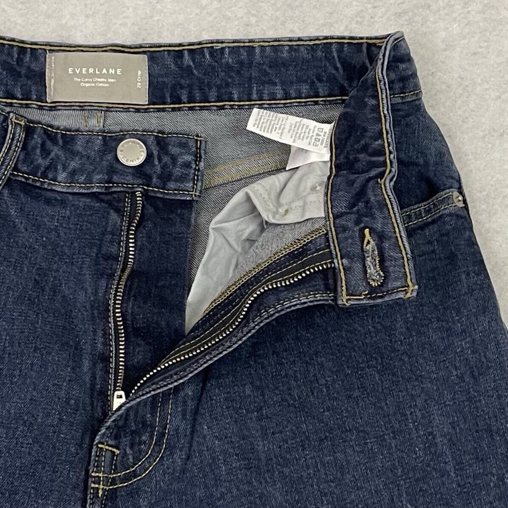 Everlane Dark Blue Straight Leg Jeans - Picture 10 of 16